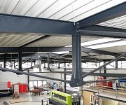 Metalltechnik Göbel GmbH - Dachtragwerk der Halle